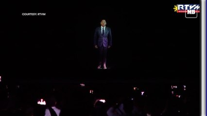 'Hologram' Marcos renews commitment to PH digital transformation in SG event
