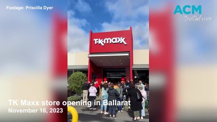 Opening of TK Maxx Ballarat - The Courier - November 16 2023