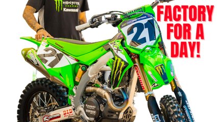 2023 Kawasaki KX450SR Test Day With Monster Energy Kawasaki