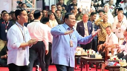 Deret Momen Viral Penetapan Nomor Urut Capres: Prabowo Joget hingga Kaesang Sungkem