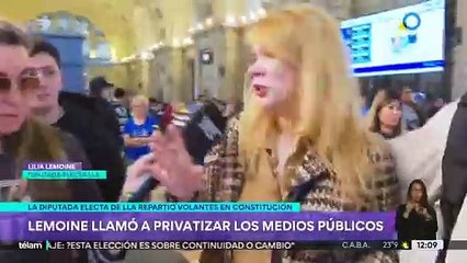 Lemoine a una periodista: "Los medios públicos se van a privatizar, así que procurá ser una buena trabajadora"