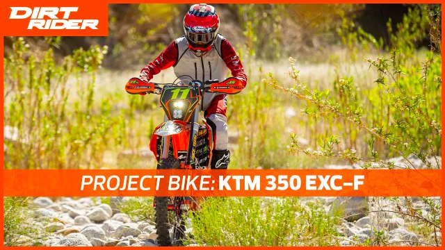 2019 KTM 350 EXC-F Project Bike Riding Impression