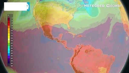 Modelo ECMWF - Aire ártico se filtrará hacia México