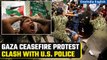 Israel-Hamas: Protesters Clash with Police in United States Demanding Gaza Ceasefire | Oneindia News