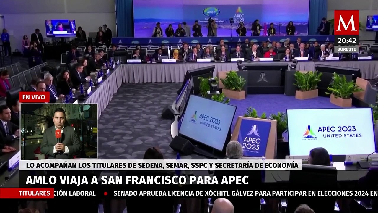 AMLO se dirige a San Francisco para encuentro con Joe Biden y Xi Jinping