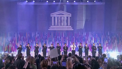 [영상] 유네스코 청년포럼에 등장한 세븐틴..."공통의 언어는 음악" / YTN