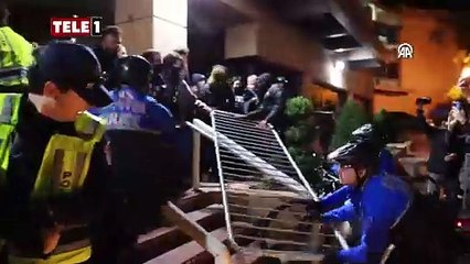 ABD polisinden Gazze'de ateşkes isteyen Yahudilere sert müdahale