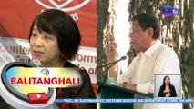 Dating Pangulong Duterte, ipinatawag ng piskalya kaugnay sa reklamong grave threat na inihain ni Rep. Castro | BT