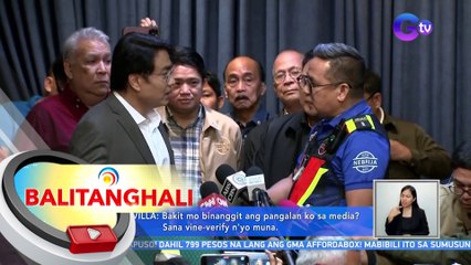 MMDA Special Operations Head Bong Nebrija, suspendido habang iniimbestigahan ang pahayag niyang dumaan daw sa EDSA busway si Sen. Bong Revilla | BT