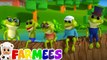 Five Little Speckled Frogs | Nursery Rhymes Songs | Animal Cartoon Videos - Farmees