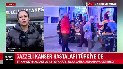 Gazzeli kanser hastaları Türkiye'de