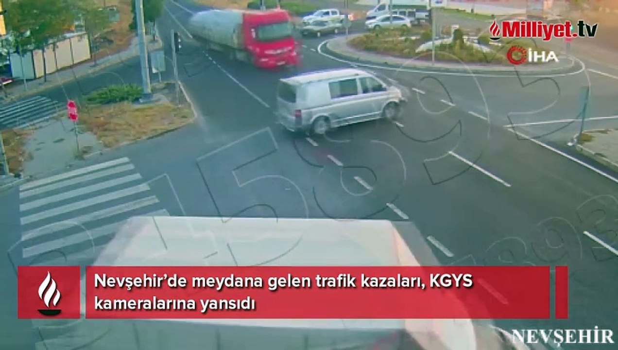 Nevşehir’de dikkatsiz sürücüler kazalara neden oldu