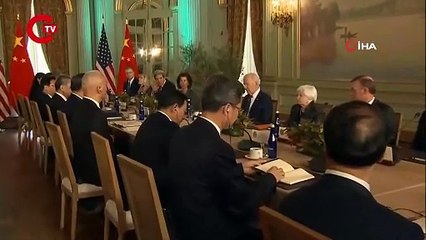 1 yıl sonra ilk kez Biden ve Xi bir araya geldi