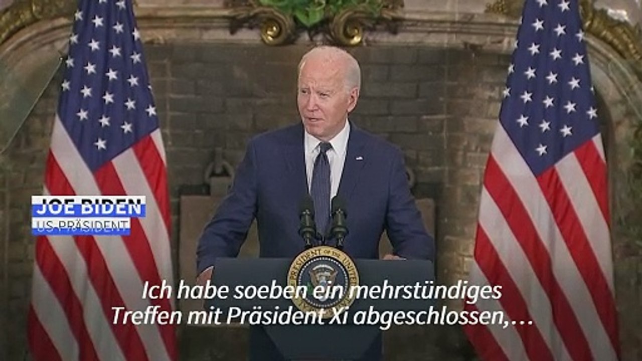 Biden: gespräche mit xi "konstruktiv und produktiv"