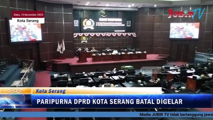 Paripurna Batal, Rapat Tidak Memenuhi Kuorum. Ketua DPRD Kota Serang Angkat Bicara