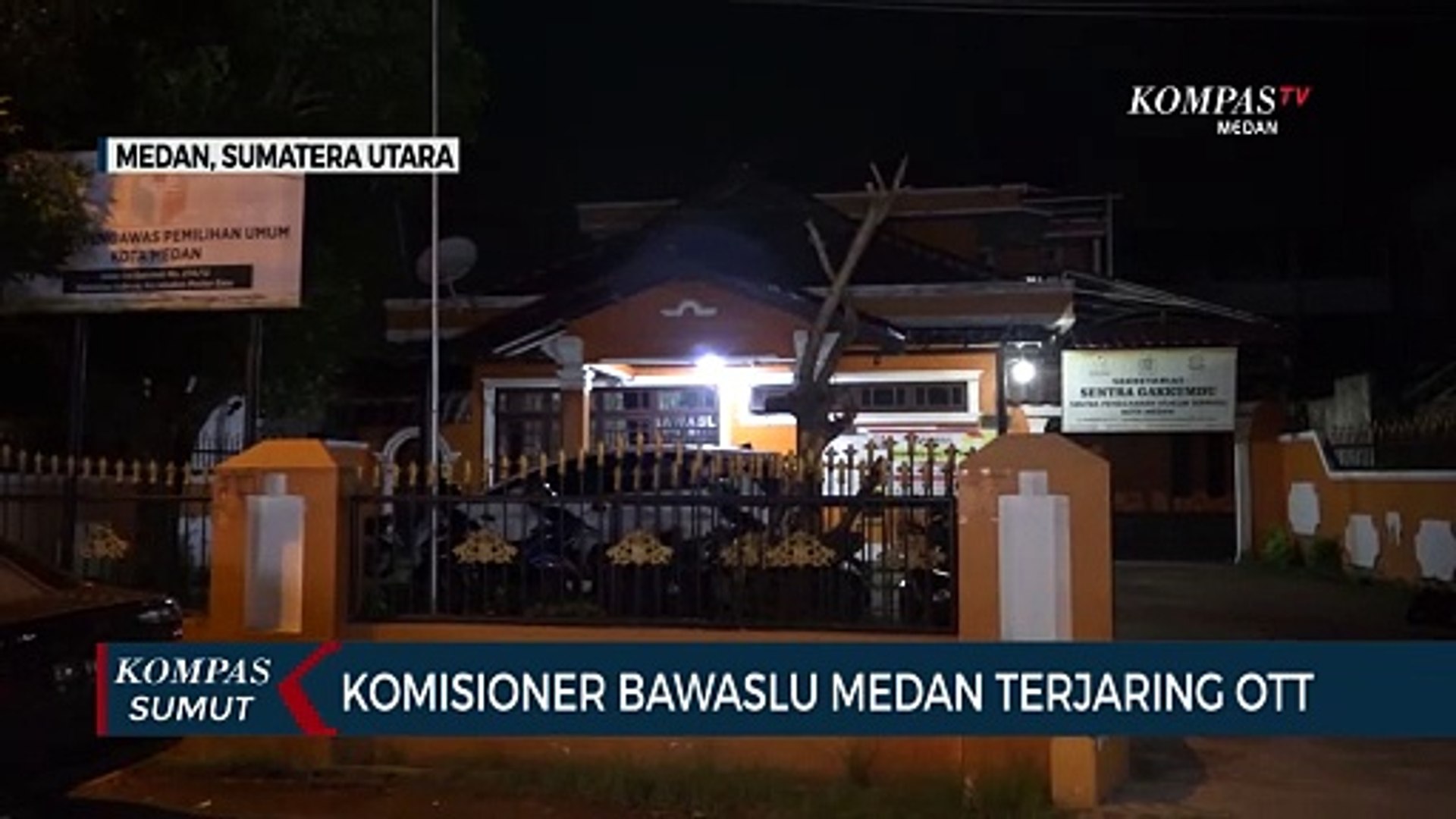 ⁣Komisioner Bawaslu Kota Medan Terjaring OTT
