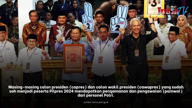 Tiga Pasangan Capres-Cawapres Akan Dikawal Masing-Masing 74 Personel Polisi