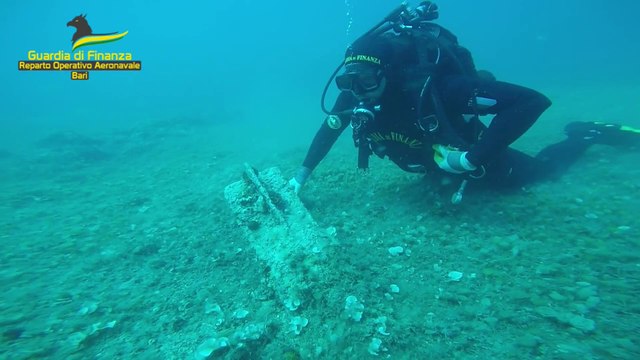 Taranto, scoperti 9 ordigni bellici al largo dell'Isola di San Pietro