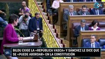 Bildu exige a Sánchez el referéndum y avisa: «Que le apoyemos no significa que nos debamos a su Gobierno»
