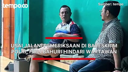 Firli Bahuri Hindari Wartawan Usai Jalani Pemeriksaan di Bareskrim Polri