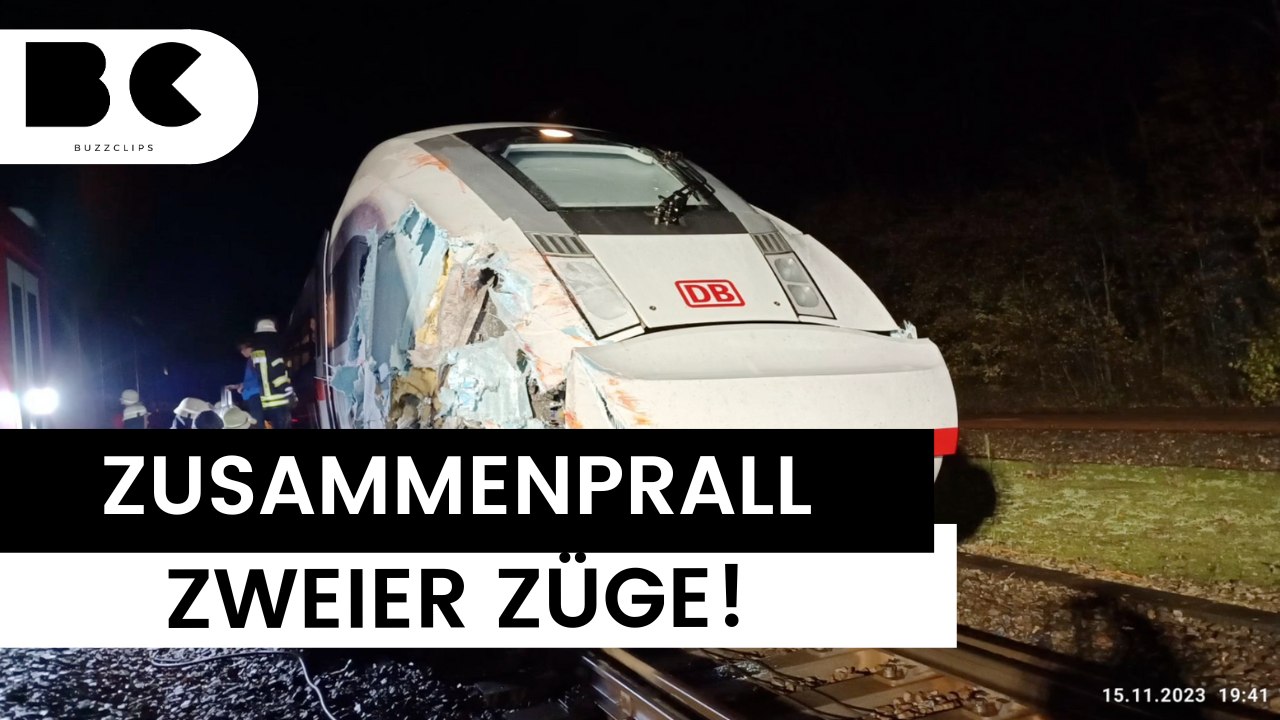 ICE kollidiert mit Regionalbahn