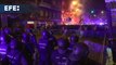 La decimotercera noche de protestas en Ferraz acaba con 15 detenidos y 9 heridos leves
