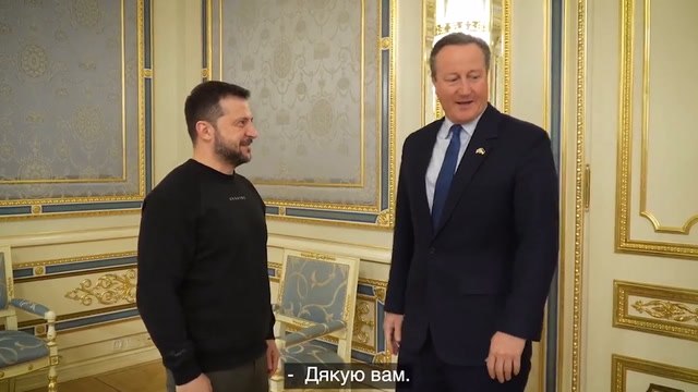 David Cameron visits Ukraine as new Foreign Secretary vows to continue UK support 'for as long as it takes'