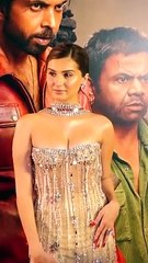 Tara Sutaria Dazzles In A Golden-Glittery Dress At Apurva Movie's Event