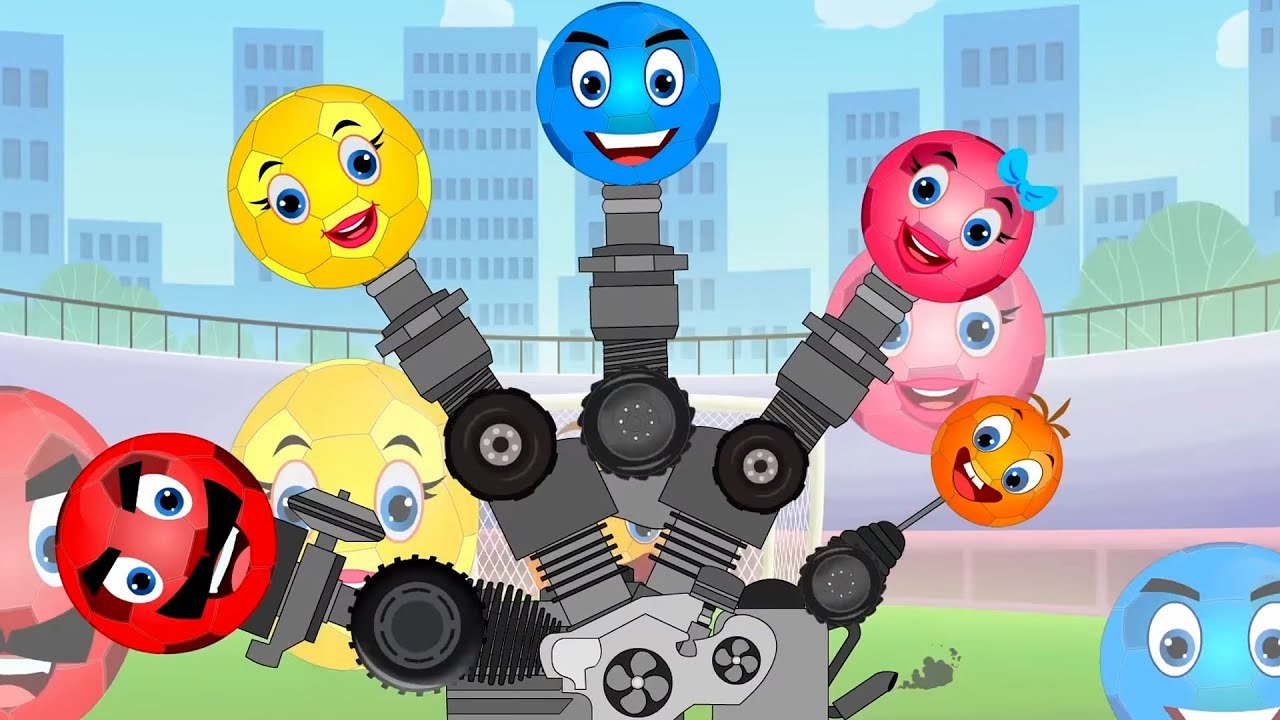 We Are The Football Finger Family, Car Rhyme for Children By Kids Tv Channel