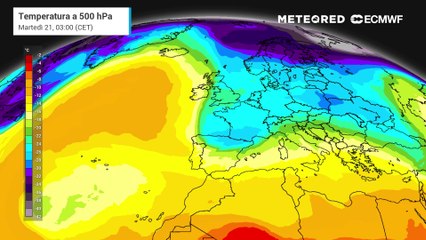 L'arrivo di aria più fresca