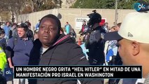 Un hombre negro grita 