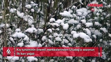 Uludağ'da pazar günü yoğun kar yağışı bekleniyor