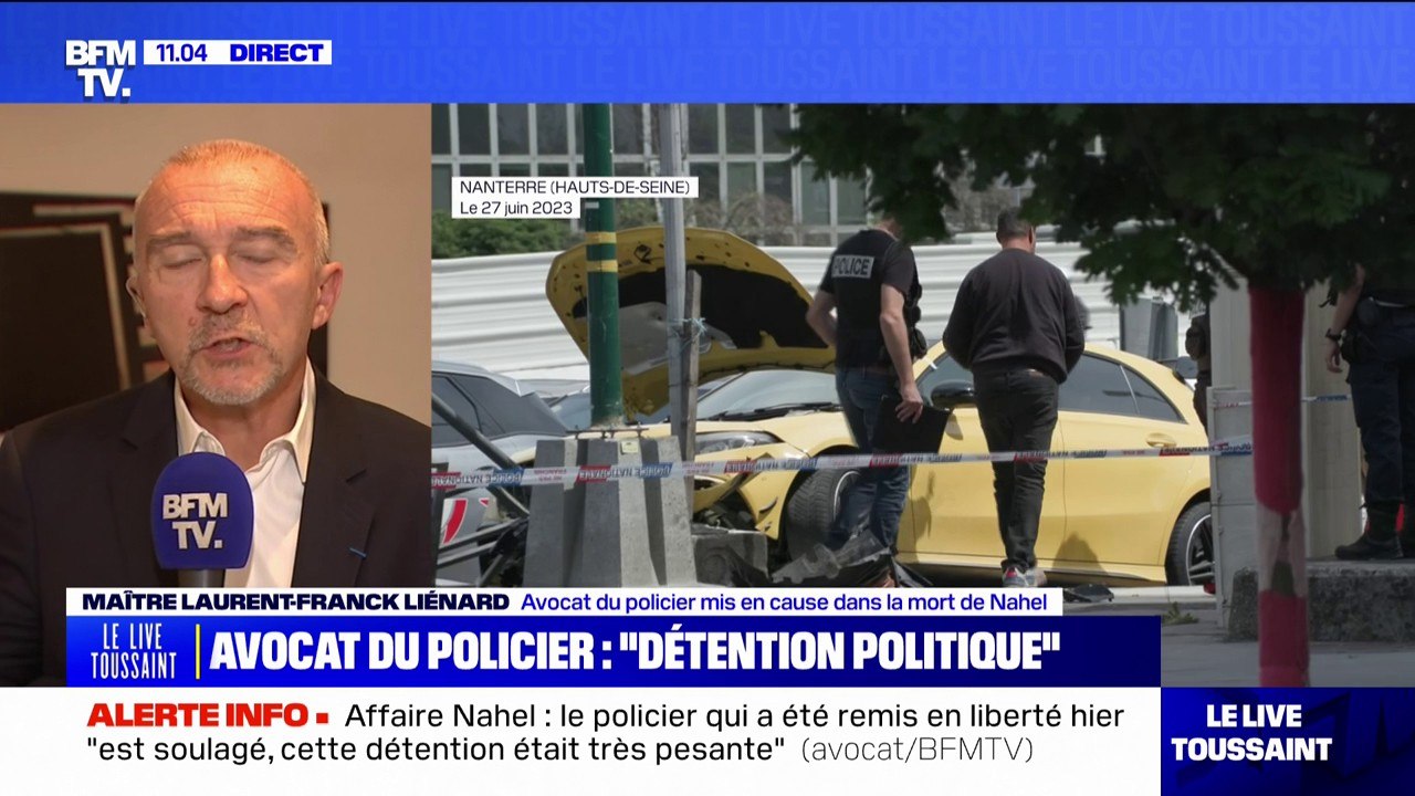 Mort de Nahel: "Ce policier n'avait rien à faire en prison", estime l'avocat du policier auteur du tir mortel, remis en liberté