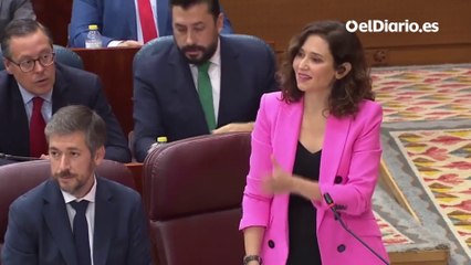 Ayuso se justifica por su insulto a Sánchez en la investidura: "Yo dije: me gusta la fruta"