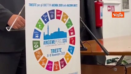 Il viceministro Cirielli all'evento "Trieste: la scienza per l?Agenda 2030", le immagini