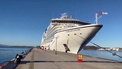 Le dernier bateau de croisière de la saison touristique 2023 est arrivé à Bodrum