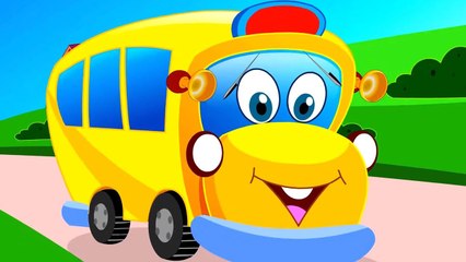 Wheels On the Bus, School Bus, Nursery Rhymes For Kids