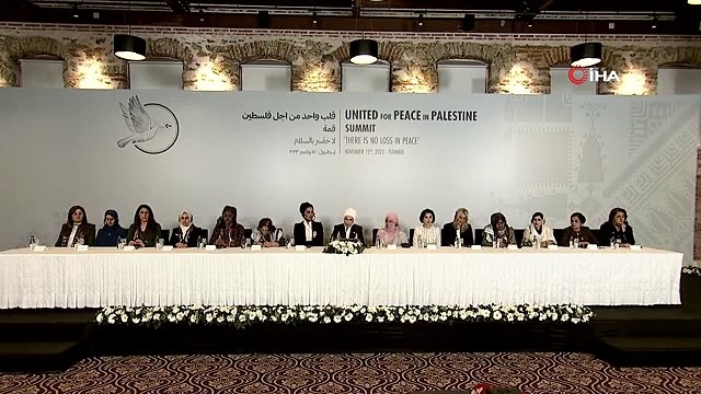 Première Dame Erdoğan： ＂Nous souhaitons une solution à deux États pour la Palestine et Israël＂
