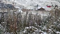 Kartalkaya Kayak Merkezi'ne İlk Kar Yağdı