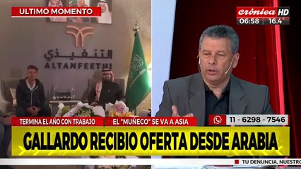 Gallardo dirigirá en Arabia Saudita por una millonaria cifra