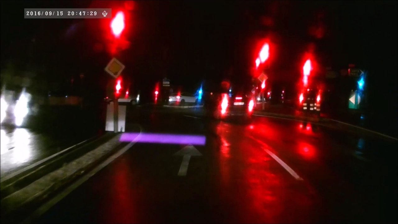 autoroute du nord la nuit