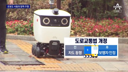 “길에서 만나도 놀라지 마세요”…배달 로봇도 인도 주행