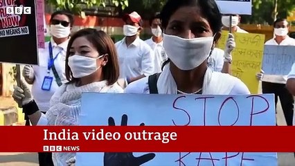 India outrage at video of two women being paraded naked – BBC News(360P)