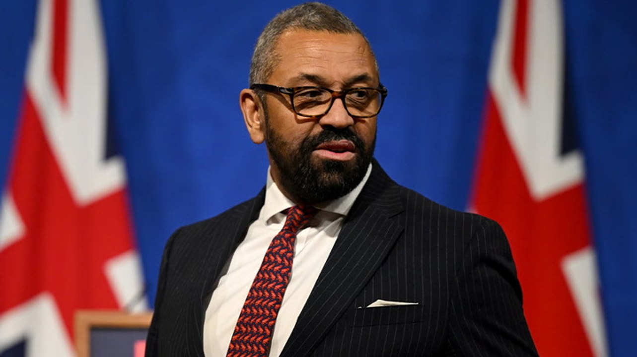 James Cleverly forgets job title in gaffe during first major speech as home secretary