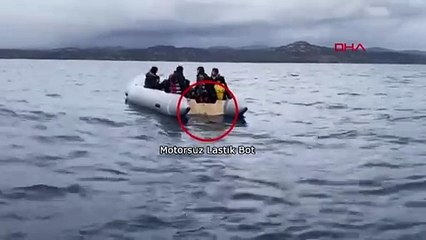 23 immigrants illégaux poussés dans les eaux territoriales turques par des éléments grecs ont été secourus