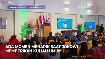 Alasan Jokowi Pakai Dasi Merah Saat Beri Kuliah Umum di Stanford University