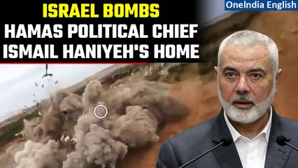 Israel-Hamas War: IDF destroys home of Hamas leader & ex-Palestine PM Ismail Haniyeh | Oneindia News