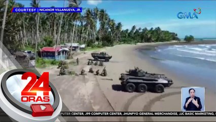 External defense, tinutukan sa pagsasanay ng PHL at U.S. Marines sa Palawan | 24 Oras