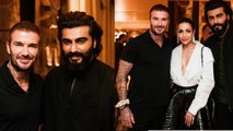Arjun Kapoor David Beckham Height Difference पर Troll, Malaika की Heels पहनकर...| Boldsky