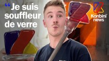 Victor est souffleur de verre. Chaleur, coloration, soufflage, il nous dévoile les secrets de son métier souvent méconnu.